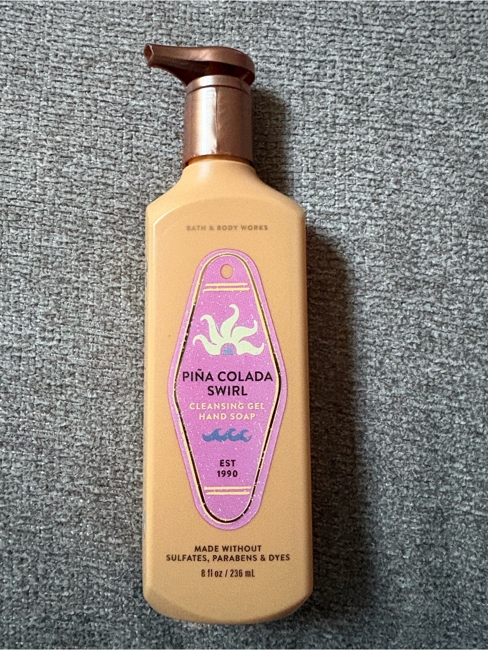 Bath & Body Works Piña Colada Swirl Cleansing Gel Hand Soap